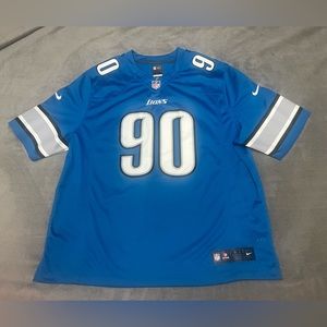 detroit lions mens jersey nike suh #90 size XXL 2XL on field